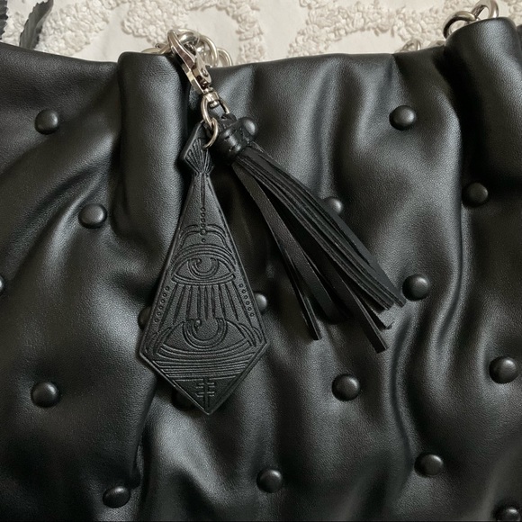 Disturbia Matte Black Dot purse - Picture 12 of 12